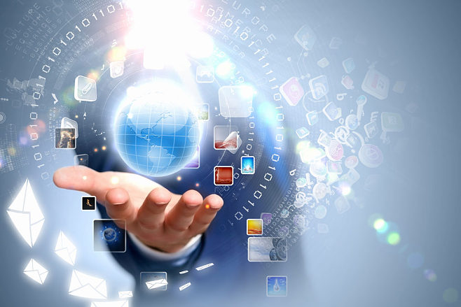 商務(wù)網(wǎng)絡(luò)科技背景 圖片素材(編號(hào):20140320071826)